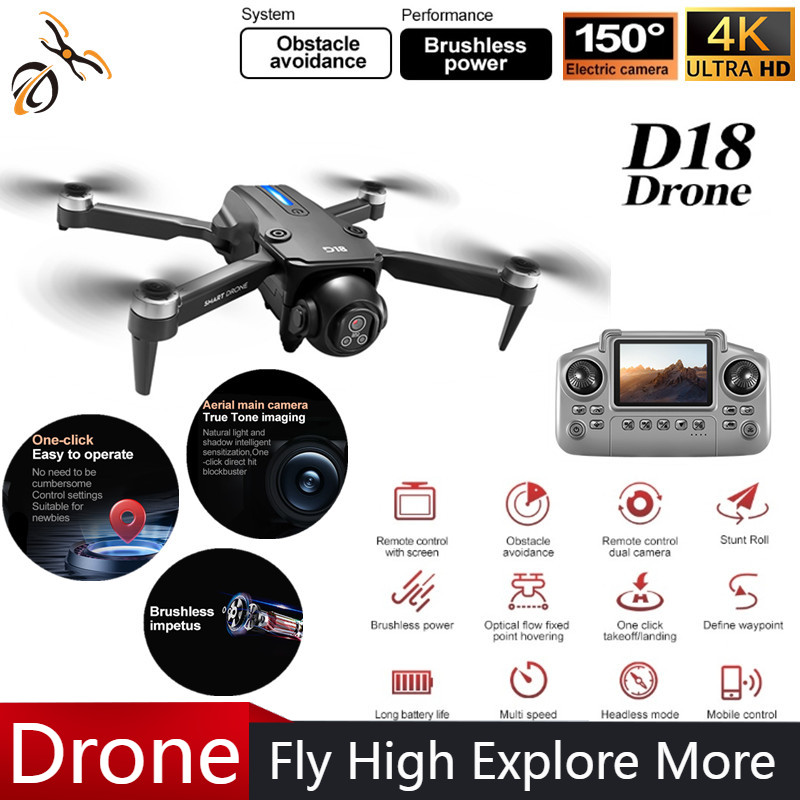 Drone Gimbal 2 Axis - NIEUWE D18 Drone Professionele fotografie 4K