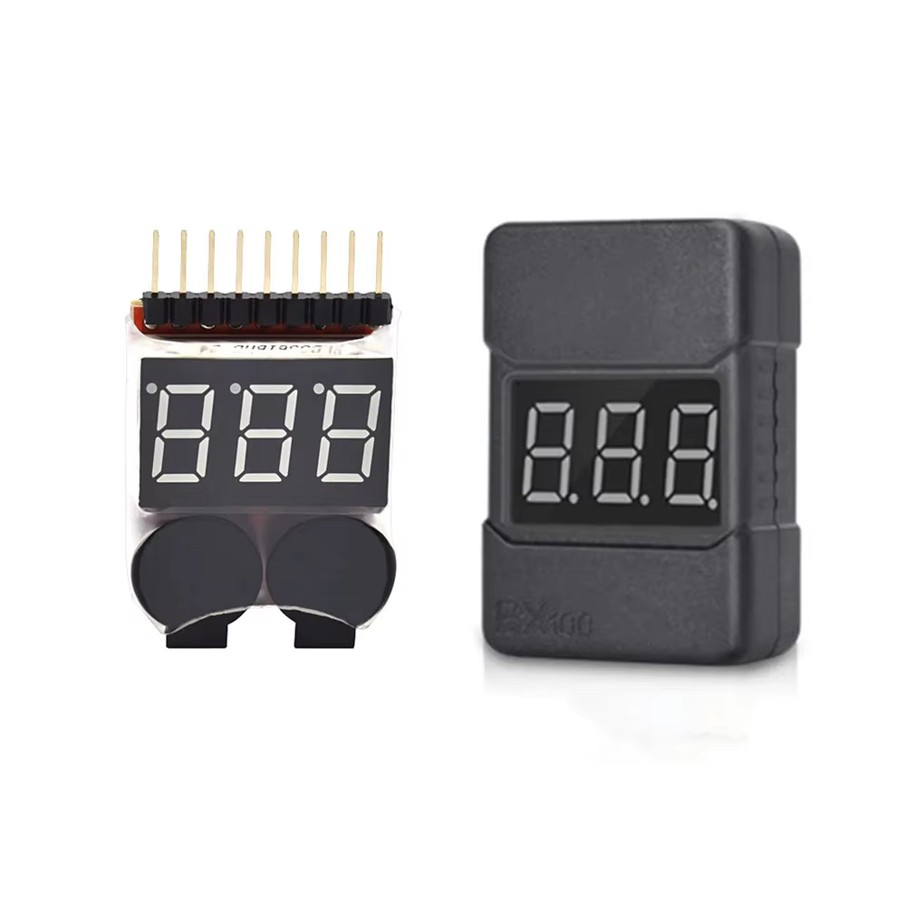 Drone Gimbal Controller - BX100 1-8S Lipo Batterijspanningsindicator Tester Laagspanning