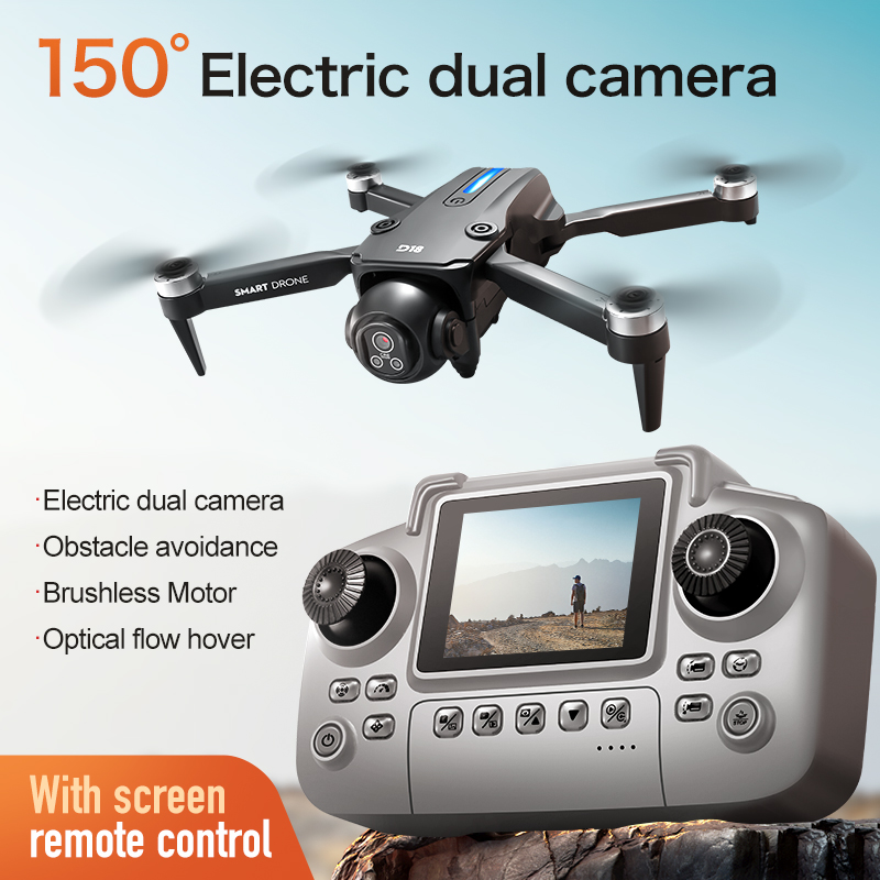 NIEUWE D18 Drone Professionele - Drone Gimbal 2 Axis recensie en prijs