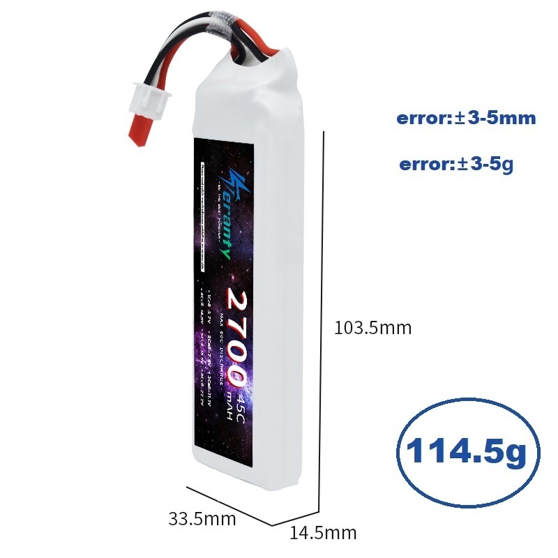 1/3 Stuks 2S 7.4V Lipo Batteri - Drone Gimbal Controller recensie en prijs