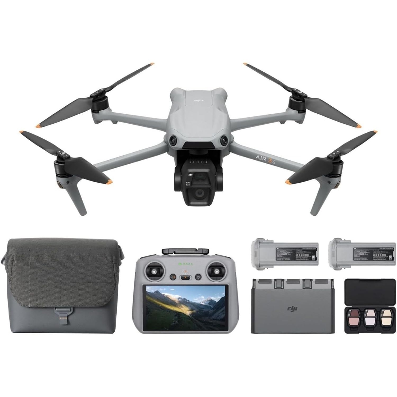 DJI Air 3S Fly More Combo (RC  - Drone Gimbal 2 Axis recensie en prijs