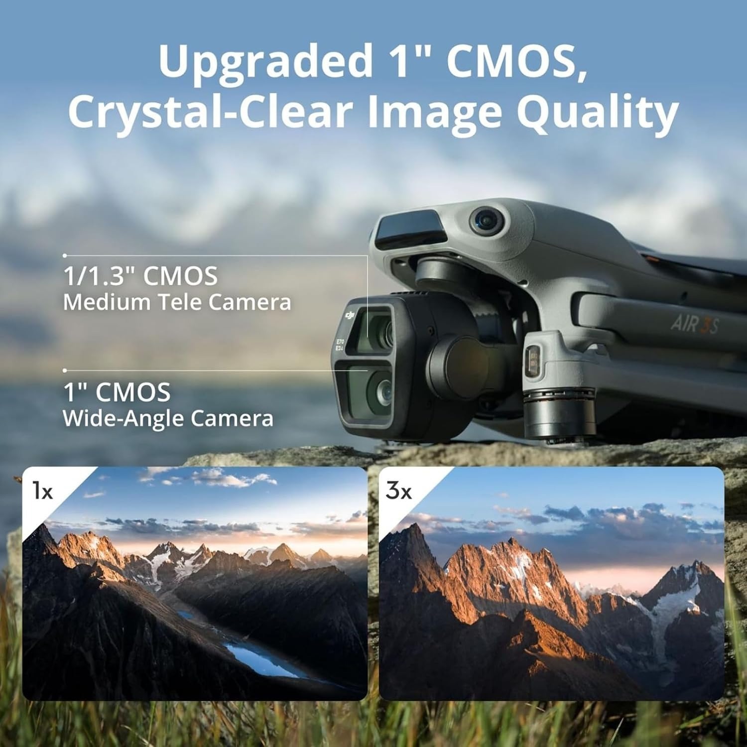 DJI Air 3S Fly More Combo (RC  - Drone Gimbal 2 Axis recensie en prijs